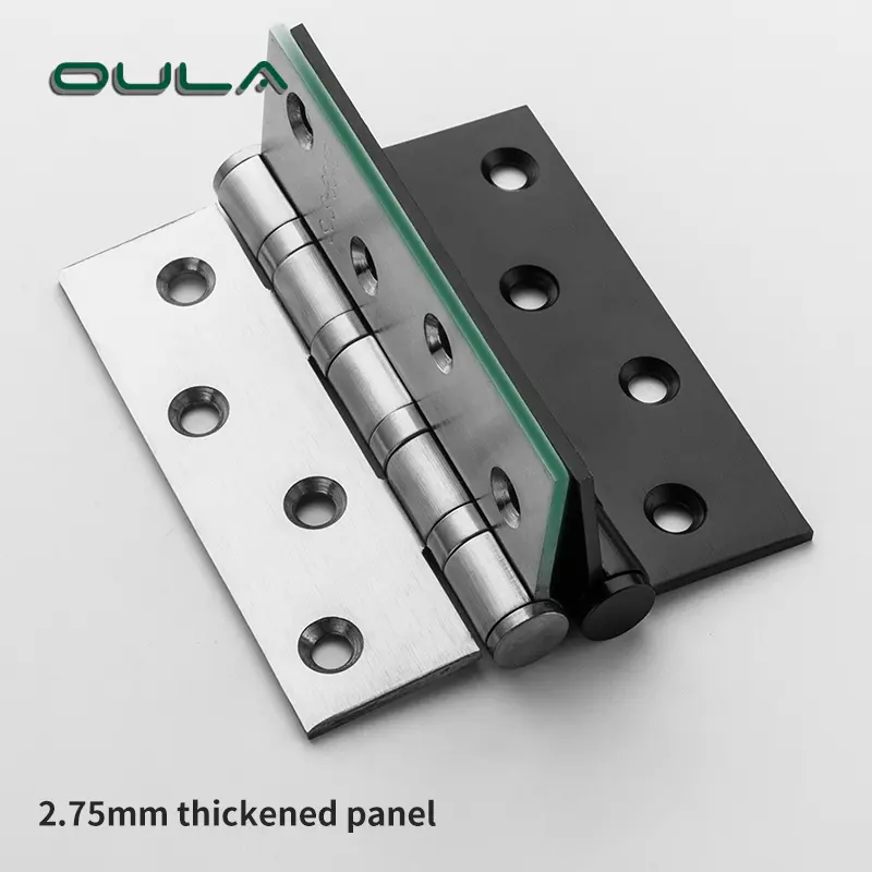High quality 4 Inch standard thickness Popular Flat Ball Bearing Stainless Steel door hinge