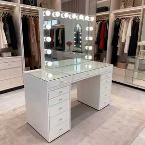 Vente en gros d'usine, éclairage moderne, miroir de coiffeuse, <span class=keywords><strong>commode</strong></span> de <span class=keywords><strong>chambre</strong></span> à coucher - Product Image 1