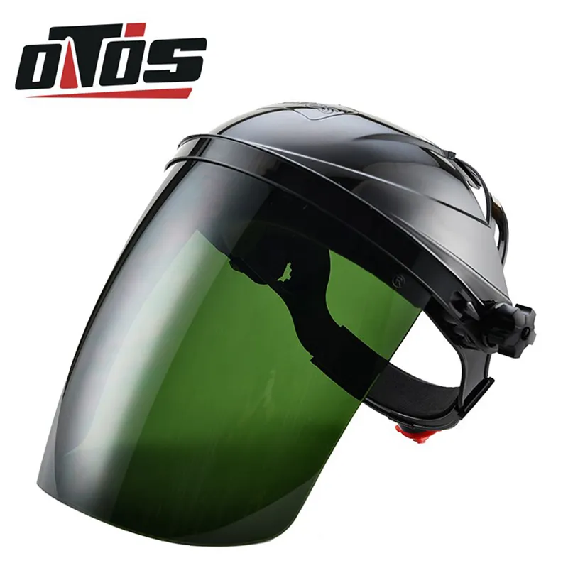 OTOS-casco de soldadura de vidrio, peso ligero, coreano, 300g, sombreado 5, tapa de soldador TIG MIG