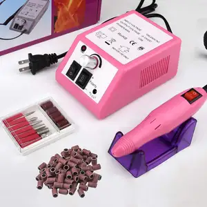 Profesyonel elektrikli tırnak matkap cihazı Burs matkap jel tırnak eti çıkarıcı pedikür makinesi tırnak sanat manikür
