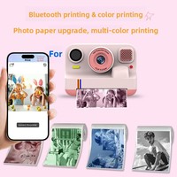 Cámara Infantil Portátil con Doble Cámara para Imprimir Videos y Fotos, Pantalla IPS HD de 2.4 Pulgadas, Regalo para Niños, Servicio OEM