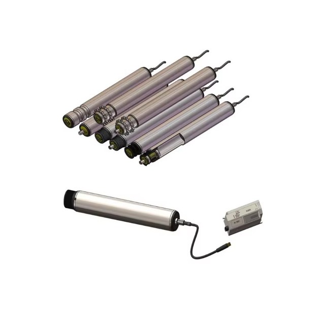 High Quality 50mm OD Carbon Steel Drum Motor 24V/48V Belt Conveyor Roller for Drum Lifter Applications