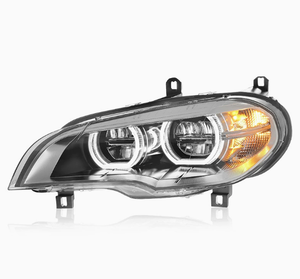 Faro a LED Angel Eye di Alta Qualità con DRL e Indicatore di Direzione per BMW <span class=keywords><strong>X5</strong></span> <span class=keywords><strong>E70</strong></span> Anni 2007-2013 - Product Image 2