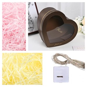 DAMAI Boutique Valentine's Day Heart Shaped Gift <b>Boxes</b> with Window Nesting Cardboard Box for Holiday <b>Present</b> Wrapping Packaging - Product Image 5