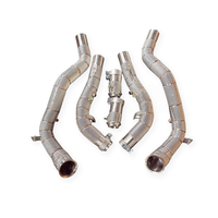 Collecteur d'échappement direct OEM pour Mercedes-Benz G63 W465 4.0T 2025+ en acier inoxydable avec isolation thermique, tube de course pour amélioration de puissance