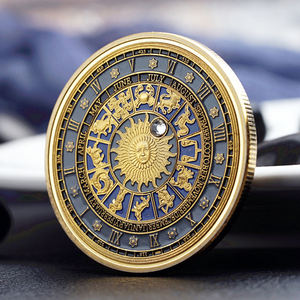 เหรียญโลหะสังกะสีอัลลอยสำหรับงานฝีมือโลหะแบบดั้งเดิมไม่มอมแรงเหรียญท้าทายแบบดั้งเดิมแบบโบราณตามสั่ง - Product Image 1