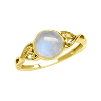 Bague Solitaire Authentique en Argent Sterling 925 Style Victorien avec Pierre Précieuse Turquoise Américaine Ronde et Pierre de Lune
