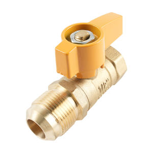 High Quality CSA Fip*Flare Natural Brass Gas <strong>LPG</strong> Ball <strong>Valve</strong> - Product Image 4