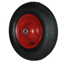 Roues pneumatiques HL 4.00-8 de haute qualité 2PR, roues de chariot lourd de 16 pouces, roues de brouette robustes 400/8, nouveau caoutchouc
