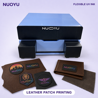 Imprimante UV à plat petit format pour tête d'impression F1080, kit d'encre UV KCMYW pour impression sur cuir/patch/accessoires en PU, format de bureau