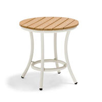 Vente flash : Ensemble de meubles d'extérieur modernes et confortables en 6 pièces, structure en aluminium, table et chaises en plastique pour restaurant