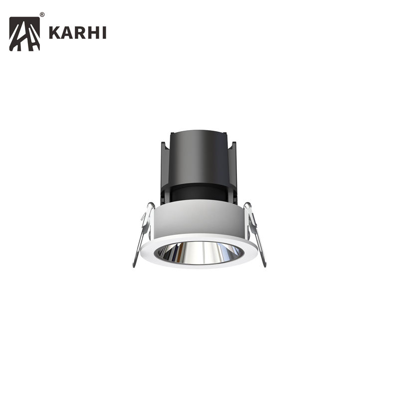 White Trim + Silver Baffle