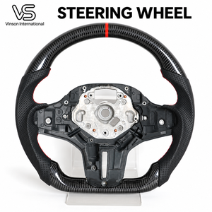 Volant G30 2018-2023 aspect carbone pour BMW Série 5, remplacement personnalisé en gros pour ateliers professionnels et concessionnaires - Product Image 1