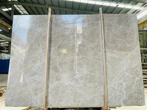 <span class=keywords><strong>Dalle</strong></span> de marbre gris naturel moderne, pierre de marbre gris clair pour murs, sols, comptoirs, projets hôteliers et décoration - Product Image 1