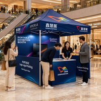 Tente extérieure personnalisée en aluminium imperméable de 10x10 pieds pour événements sportifs, publicité, salons professionnels et expositions.
