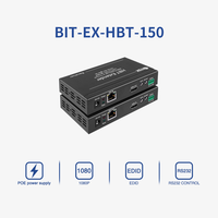 Extenseur HDMI HDBaseT 150m 1080P3D Prise en charge Plug and Play Transmission CEC/IR/RS232 pour Home Cinéma