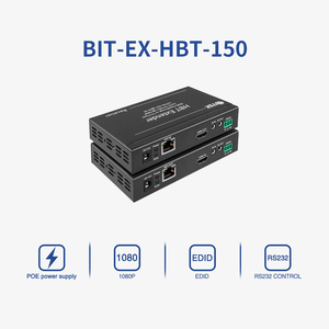 HDBaseT <span class=keywords><strong>HDMI</strong></span> 延长器 150m 1080P3D 支持 POE 供电 即插即用 CEC/IR/RS232 传输 适用于家庭影院 - Product Image 1