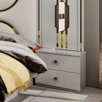 Neues Design Modernes Komplettes Kingsize-Schlafzimmer Doppelbett-Sets Holzrahmen Großhandel Günstige Luxuriöse Türkische Schlafzimmermöbel-Garnitur