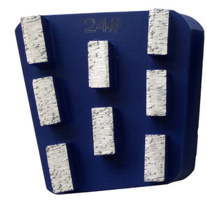 <span class=keywords><strong>Frankfurt</strong></span> Metal Bond Diamond Grinding 6 Bars Segment Grinding Shoe Plate Disco para mármol Granito Venta al por mayor Diamond Grinding - Product Image 1