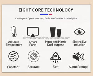 Machine de scellage automatique de gobelets de jus et de thé au lait, la plus populaire, de haute qualité, en gros - Product Image 2