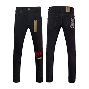 Pantalones Vaqueros Ksubis de Diseñador de Lujo de Alta Calidad, Estilo Hip Hop, Elásticos, Rotos, Vaqueros de Mezclilla, Ropa Urbana, Vaqueros Ksubi para Hombre - Product Image 2