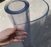 Rideau en plastique souple en verre souple imperméable à l'huile Film de polychlorure de vinyle PVC transparent clair rouleau de protection de couverture de bureau