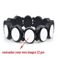 Bracelets élastique faits à la main, cordons religieux musulmans, en bois, de jésus, vierge marie, haute qualité