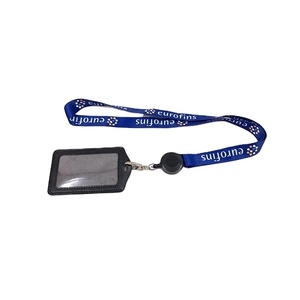 Factory Good Quality <b>Polyester</b> Strap <b>Lanyards</b> Id Badge Holder - Product Image 1