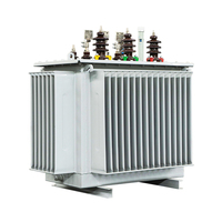 Transformateur immergé dans l'huile triphasé de haute qualité 11KVA 50KVA 100KVA Modèle S11 Enroulement 100% cuivre Refroidissement ONAN/ONAF