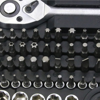 216 pièces 1/4\", 1/2\" et 3/8\" Jeu de clés à douilles de réparation mécanique professionnelles, boîte à outils automobile complète, outils à main pour la réparation automobile