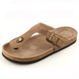 Molte scelte di colore Unisex Suole di Sughero <span class=keywords><strong>Pantofole</strong></span> Degli Uomini di Sandali di Cuoio Personalizzato - Product Image 5