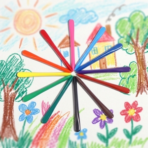 Crayones Resistentes a las Roturas, Fáciles de Agarrar, Triangulares, Juego de 24/12 Colores para Niños Pequeños, Herramientas de <span class=keywords><strong>Dibujo</strong></span> Creativo - Product Image 1