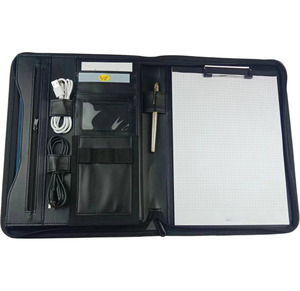 Tùy chỉnh dập nổi logo A4 bản đồ da hội nghị thư mục trình bày tổ chức danh mục Đầu Tư Tài liệu túi tập tin chủ trường hợp - Product Image 1