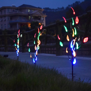 ไฟสวนพลังงานแสงอาทิตย์ 3 กิ่ง LED กันน้ำ ตกแต่งลานบ้านด้วยพลังงานแสงอาทิตย์ - Product Image 2
