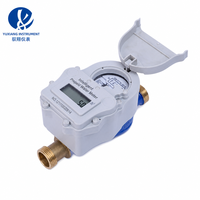 Compteur d'eau numérique intelligent prépayé à distance NB-IoT/4G/WiFi DN15 M-Bus LORAWAN IP68 OEM en cuivre/acier inoxydable
