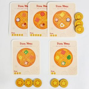 Ensemble de jeu de cuisine en bois pour enfants avec four à pizza et accessoires pour développer l'imagination - Product Image 5