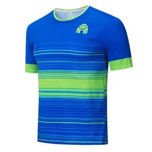 2024 Groothandel Oem 100% Polyester Gesublimeerd Custom Marathon Shirt Snel Dry Running T-Shirt Voor Race En Evenement