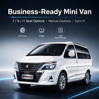 Nouveau Dongfeng M5 Mini Van de Haute Qualité avec 7 Sièges, Euro VI, Turbo, Boîte Manuelle, Pneus R15, Conduite à Gauche, Essence/Pétrole pour Usage Commercial OEM ODM