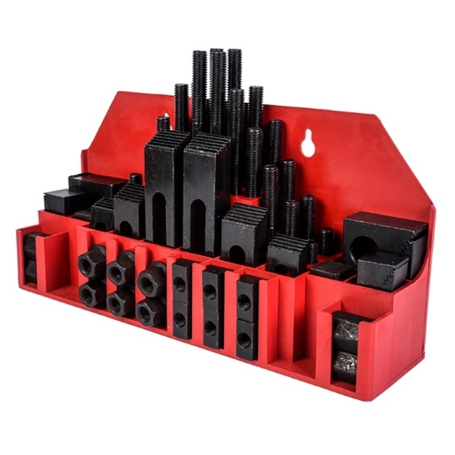 58 pièces/ensemble M10 Kit De Serrage plaque mixte pour fraiseuse