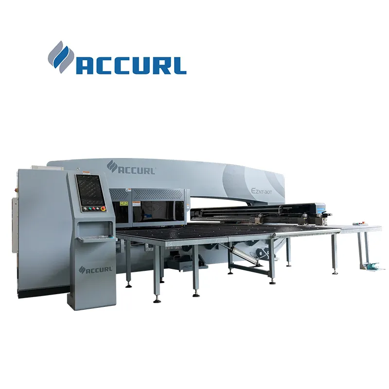 เครื่องเจาะ CNC ไฟฟ้า Accurl / เครื่องเจาะป้อมปืนโลหะแผ่น MAX-T-50T