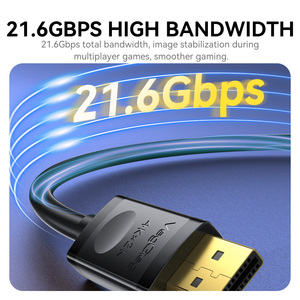 Dp để dp cáp 4K 60Hz UHD Displayport Nam để Nam Màn hình Video Cáp dp1.4 cáp cho máy tính xách tay <span class=keywords><strong>TV</strong></span> màn hình máy tính - Product Image 5