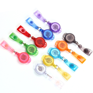 Fabricante de insignias Rotate Student Id Card Holder Diseño de cara sonriente Mix yoyo Badge Carretes retráctiles - Product Image 1