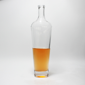 Elegante bottiglia di vetro Premium 700ml sughero Design decorativo biologico per Whisky Vodka liquore liquori Gin Rum Tequila Brandy <span class=keywords><strong>Xo</strong></span> - Product Image 4