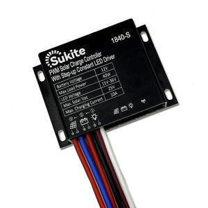 Supwm <span class=keywords><strong>PWM</strong></span> <span class=keywords><strong>Boost</strong></span> 1840 12V 40W <span class=keywords><strong>10A</strong></span> güneş sensörü ile sokak ışık güneş enerjisi için şarj regülatörü proje sokak lambası - Product Image 2