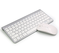 Set Kombo Keyboard dan Mouse Gaming Nirkabel 2.4G Portabel Mini Tahan Air Ergonomis untuk Notebook Laptop PC Desktop Smart