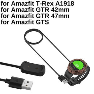 สายชาร์จ USB สำหรับนาฬิกาอัจฉริยะ <span class=keywords><strong>Amazfit</strong></span> T-Rex <span class=keywords><strong>GTR</strong></span> 42 มม. 47 มม. ความยาว 1 เมตร สายชาร์จ USB ป้องกันไฟฟ้าลัดวงจร อุปกรณ์เสริมสำหรับนาฬิกาอัจฉริยะ GTS - Product Image 2