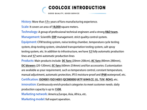พัดลมแบบแรงเหวี่ยง CoolCox 50 มม. DC พร้อมใบพัดพลาสติกขนาดเล็ก 50x50x15 มม. สำหรับโถชำระล้างและเครื่องฟอกอากาศ เครื่องพิมพ์ 3 มิติ-ODM - Product Image 5