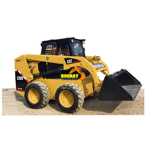 รถตักล้อยาง CAT 226B3 มือสอง สภาพดีเยี่ยม ใช้งานน้อย พร้อมรางยาง เหมาะสำหรับงานกวาดหิมะและรื้อถอน - Product Image 1