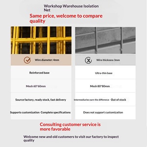 Clôture <span class=keywords><strong>en</strong></span> treillis métallique mobile épaissie, vente <span class=keywords><strong>en</strong></span> gros usine, barrière antirouille et facile à installer <span class=keywords><strong>pour</strong></span> entrepôt, atelier et usage industriel - Product Image 2