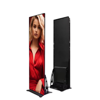 Affichage LED intérieur P1.86, écran numérique commercial à pas ultra fin, armoire en fer, signalisation numérique HD, mur vidéo publicitaire pour la vente au détail